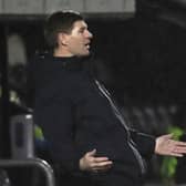 Rangers manager Steven Gerrard reacts on the touchline during the Betfred Cup, Quarter Final at St Mirren Park, Paisley.