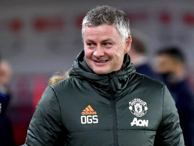Manchester United boss Ole Gunnar Solskjaer. Pic by PA.
