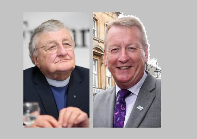 Rev Harold Good and Jim Roddy, who have been presiding over the Lambeth Palace talks on legacy. Dr WB Smith writes: "These discussions have raised serious concerns amongst unionist elected representatives and victims’ organisations, which deserve a more generous response than a defensive press release"