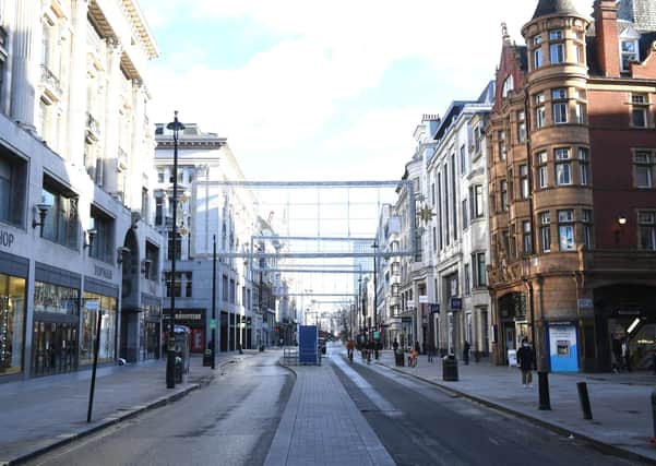 People in Oxford Street in central London after Prime Minister Boris Johnson cancelled Christmas and introduced Tier 4 restrictions for almost 18 million people across London and eastern and south-east England. Picture: PA