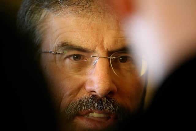 Gerry Adams' request was revealed to the NIO by top Irish government official Tim Dalton
