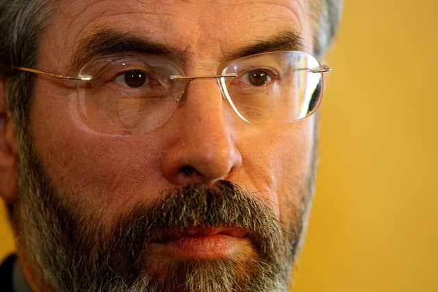 Gerry Adams saw no role for Sinn Féin in convinving unionists of the case for Irish unity