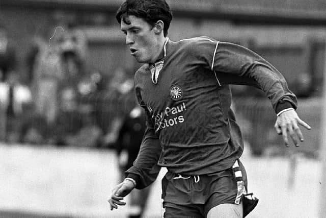 Trevor Williamson during his Portadown playing days.