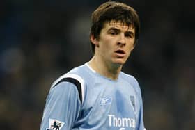 Joey Barton at Manchester City. Pic by PA.