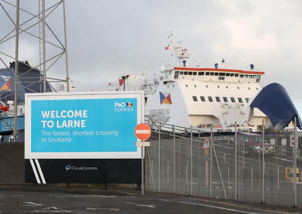 Larne Port is now a border post. The Irish Sea frontier is a betrayal yet a DUP minister is building the infrastructure