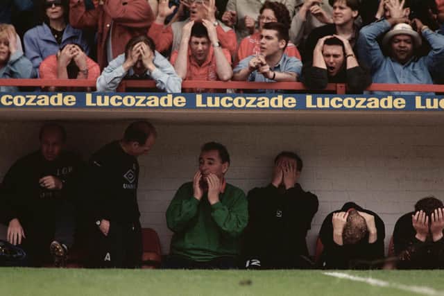 Brian Clough during his time at Nottingham Forest