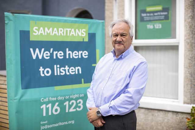 Wesley Wilson, Bangor and North Down branch manager of the Samaritans in Northern Ireland. Local charities have received close to £1 million in donations from electricity and gas suppliers who may have been in breach of their licence, the regulator said.