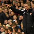 Cardiff City's Norwegian manager Ole Gunnar Solskjaer in 2014. Photo: BEN STANSALL/AFP via Getty Images.