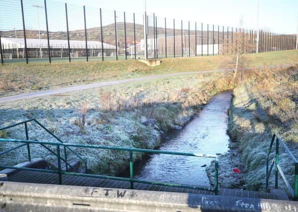 The teenager's body was found in a river in Twinbrook in west Belfast.
Photo: Declan Roughan / Press Eye.