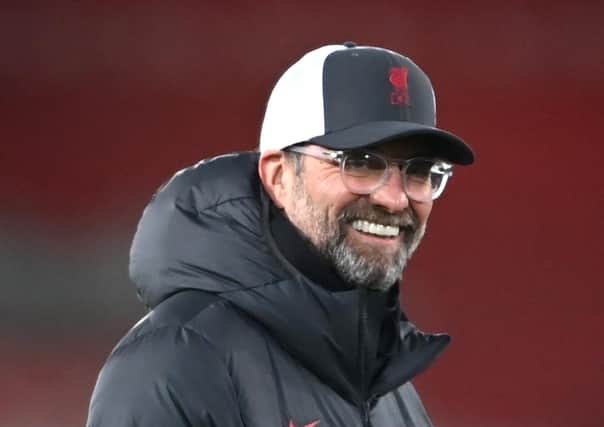 Liverpool manager Jurgen Klopp. Pic by PA.