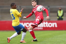 Josh Doherty playing for Crawley Town. PICTURE: TELEPHOTO IMAGES