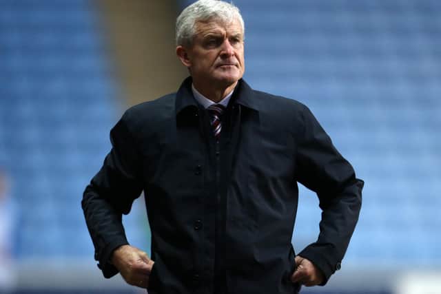 Stoke sacked manager Mark Hughes in 2018.