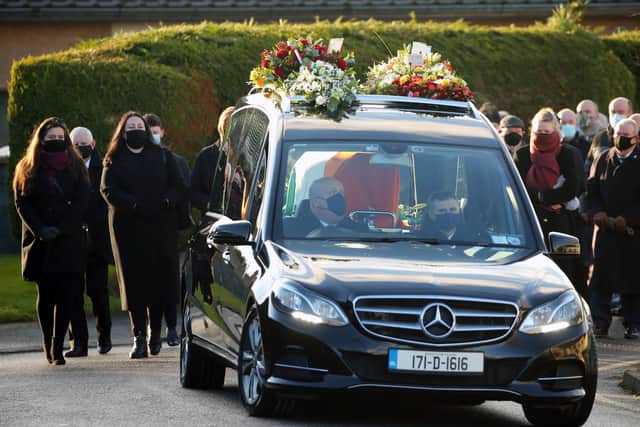 Funeral of former Real IRA leader Michael McKevitt who died last week aged 71-years-old.