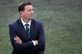 Northern Ireland manager Ian Baraclough.  Photo by William Cherry/Presseye