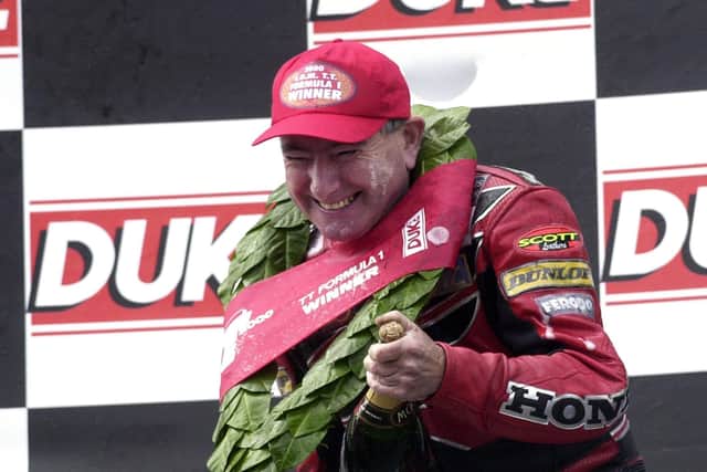 Another Northern Ireland sporting great Joey Dunlop