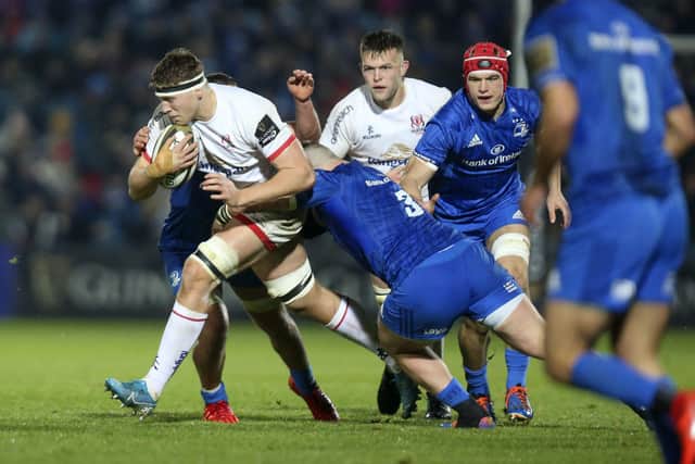 Friday 20th December 2019 | Leinster vs Ulster Rugby
Matty Rea during PRO14 Round 8 League clash between Leinster Rugby and Ulster Rugby at the RDS Arena, Ballsbridge, Dublin, Ireland. Photo by John Dickson / DICKSONDIGITAL