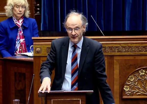Education Minister Peter Weir appeared before MLAs in the Assembly on January 6
