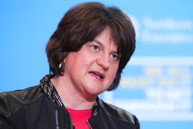 First Minister Arlene Foster wants schools to open soon.
