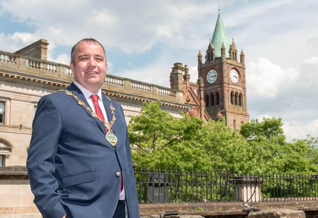 Mayor of Derry City and Strabane District Council, Councillor Brian Tierney