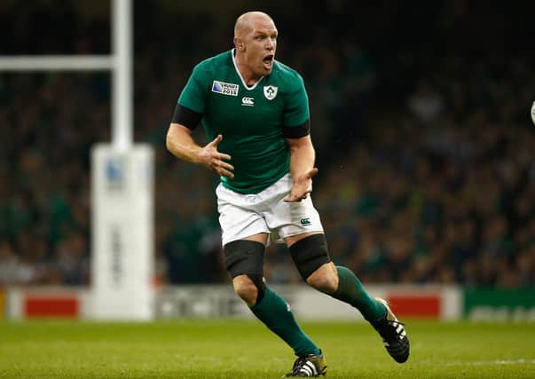 Former Ireland captain Paul O' Connell in action.  (Photo by Stu Forster/Getty Images).