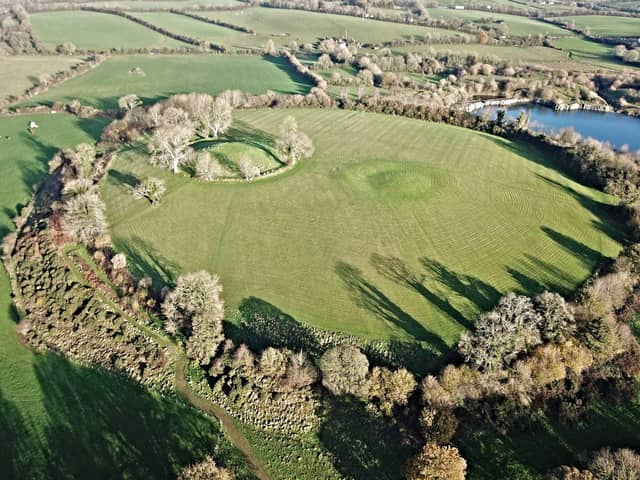 Navan Fort, where new evidence has been discovered about the residences of Ulster’s Iron Age kings. Picture: News Letter archives
