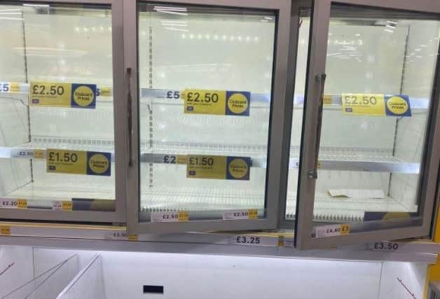 Bare shelves have become widespread across Northern Ireland