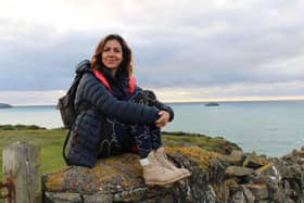 Julia Bradbury is exploring the breath-taking landscapes of Cornwall and Devon on foot