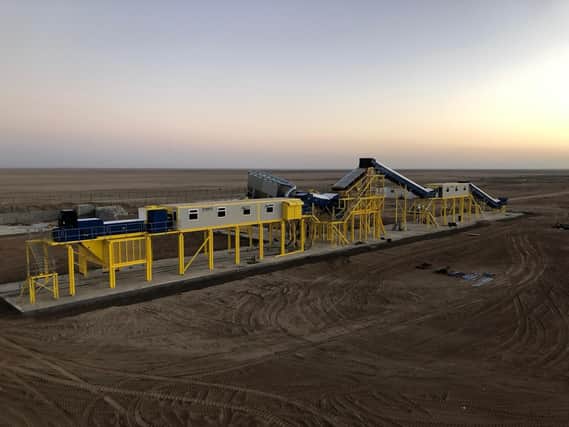 Kiverco Recycling Plant is completing a waste recycling plant to help recycle all the construction waste from a new tourism project in Saudi Arabia