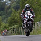 An injured Michael Dunlop won the 'Race of Legends' for a record eighth time in a row at Armoy in 2019.
