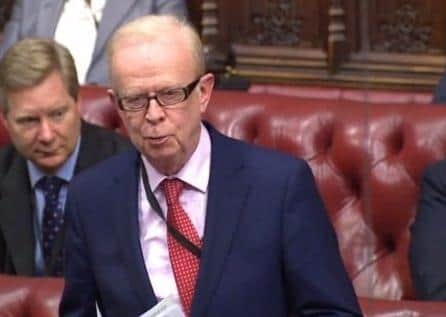Lord Empey, an ex Ulster Unionist leader, says: "Nigel Dodds's response to me was typical bluster which one can easily dismiss, but the damage done to the Union has yet to be calculated"