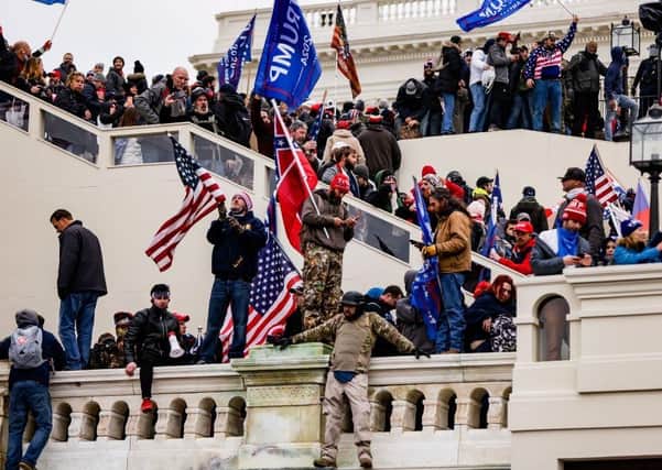 Pro-Trump supporters storm the Capitol building in Washington DC on January 6. The disorder in the US raises questions about rabid nationalism and its potential rise and impact in Ireland too, writes Niall Ginty (Photo by Samuel Corum/Getty Images)
