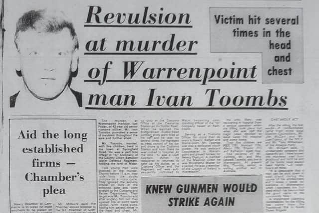 Local media coverage of Ivan Toombs' murder