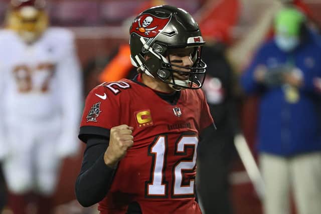 Quarterback Tom Brady. (Photo by Patrick Smith/Getty Images).