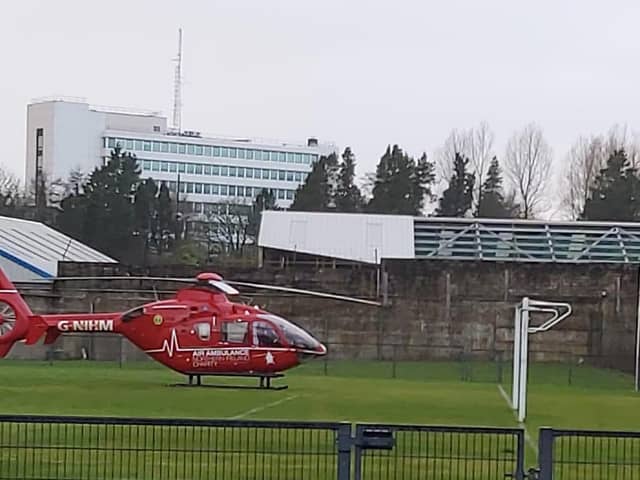 The Air Ambulance has been scrambled to the Millburn Road, Coleraine.It is understood a cyclist has been seriously injured.Police, NIAS are also in attendance.No further info at this time.