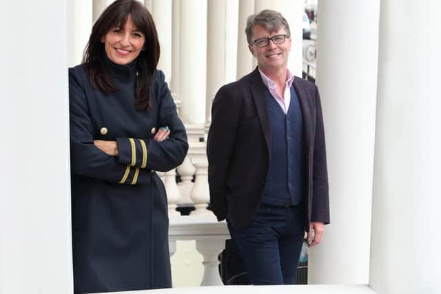 Davina McCall and Nicky Campbell