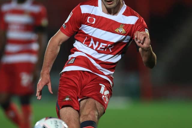 Doncaster Rovers' Danny Amos