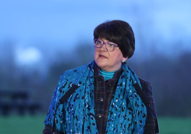 Arlene Foster is DUP leader and first minister of Northern Ireland
