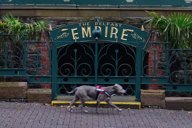 The Empire pub in south Belfast, pictured closed in November