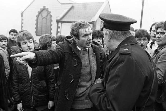 The Oxford Dictionary of National Biography says that Martin McGuinness, above at an IRA funeral in Dunloy in 1984, was ruthless and indifferent to human suffering