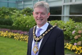 The Mayor of Causeway Coast and Glens Borough Council Alderman Mark Fielding