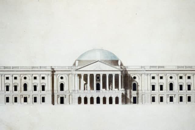 The Winning Design for the U.S. Capitol, by William Thornton, Supervised by James Hoban