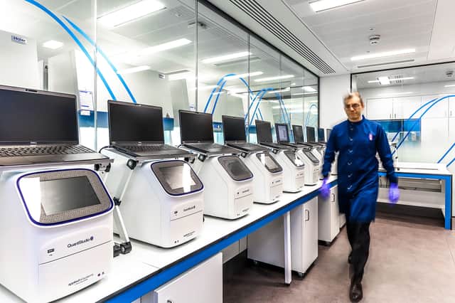 The new Covid-19 Surge Capacity Lab, which was completed by Belfast-based, Portview