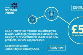 Invest NI’s Innovation Voucher call is open for applications