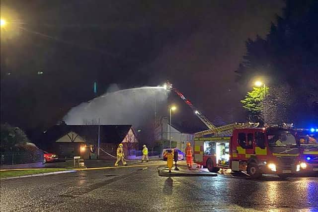 Local residents have been evacuated from their homes in Banbridge after a fire in a shed at the back at a property on the Scarva Road.

The precautionary measure was taken because acetylene cylinders were in the shed, a PSNI spokesperson said.

The Scarva Road in the town is currently closed between Peggy's Loaning and Grove Meadows.

Road users are being asked to avoid the area and seek an alternative route.