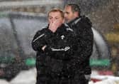 Celtic manager Neil Lennon during the Scottish Premiership match at the Toni Macaroni Arena, Livingston.