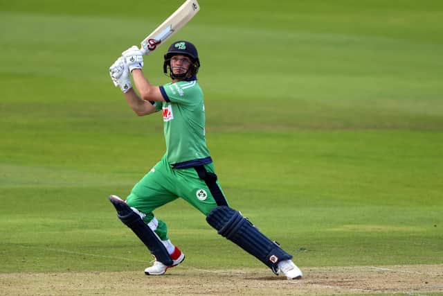 Andy McBrine produced a career-best ODI performance but it wasn't enough to prevent Ireland losing by 16 runs against Afghanistan. (Photo by Stu Forster/Getty Images for ECB).