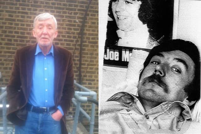 Sean O’Callaghan in his latter days, left, and, right, pictured around 1981, by when he was an IRA informer for the gardai