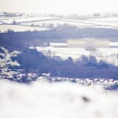 Stormont covered in snow as seen from the Castlereigh Hills in east Belfast. 

Picture by Jonathan Porter/PressEye