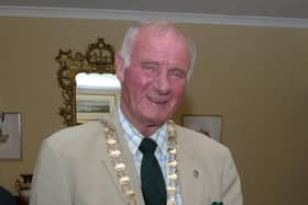Former Mayor of Larne Bobby McKee.