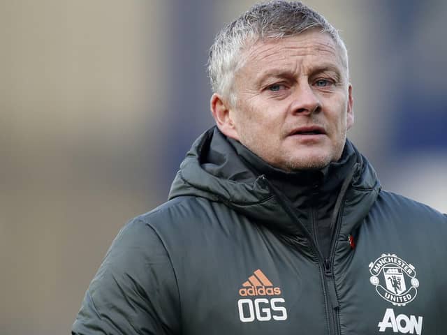 Manchester United manager Ole Gunnar Solskjaer. Pic by Clive Brunskill/POOL/AFP.